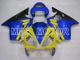 Carénage ABS injecté Honda CBR600 F4i 2001-2003 - Style usine - Bleu Jaune - MFS3167